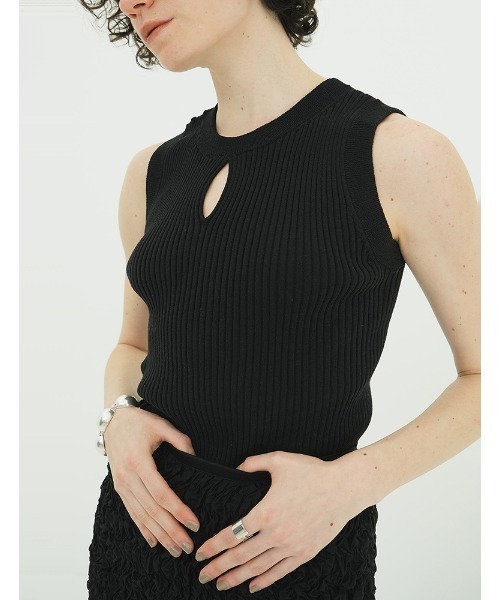 セール】W FACE HALL KNIT TOPS（ニット/セーター）｜CLANE（クラネ