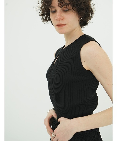 セール】W FACE HALL KNIT TOPS（ニット/セーター）｜CLANE（クラネ