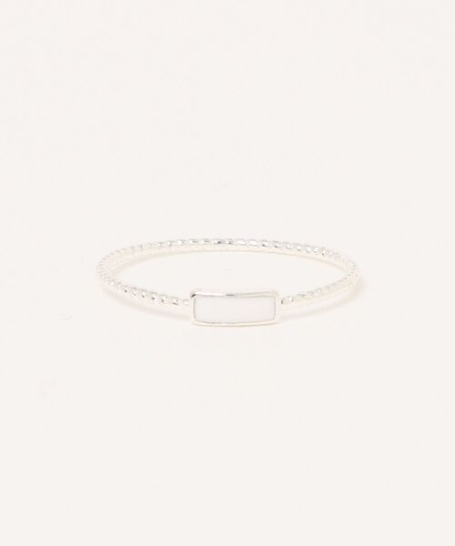 Scrap Book（スクラップブック）の「【Scrap Book】樹脂パーツ リング（リング・レディース・ホワイト系その他/ブラック系その他・13/15 /11）」の4枚目の写真