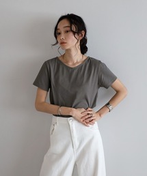 【汗染み防止】前後2WAYネックTシャツ