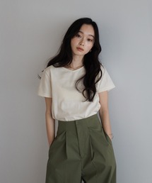 【汗染み防止】前後2WAYネックTシャツ