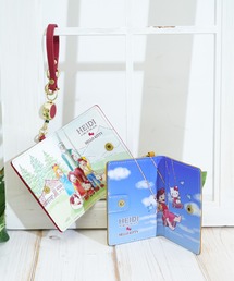 ハローキティコラボ（ハローキティコラボ）の「【kissora/キソラ】 ×ハローキティ×アルプスの少女ハイジ リール付き二つ折りパスケース（パスケース）」