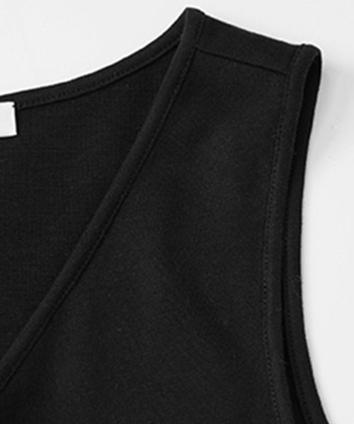 tシャツ カシュクール ノースリーブトップス FX25S069「Fano Studios」「2025SS」 レディース メンズ カシュクール ノースリーブトップス FX25S069【Fano Studios