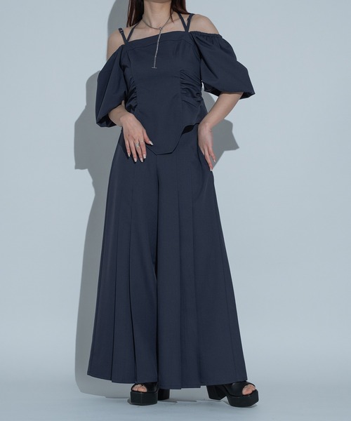 Ellno de Mavie（エルノデメヴィ）の「2WAYバルーンビスチェ/SETUP 対応（その他トップス・レディース・ブラック/ブルーグレー・FREE）」の22枚目の写真