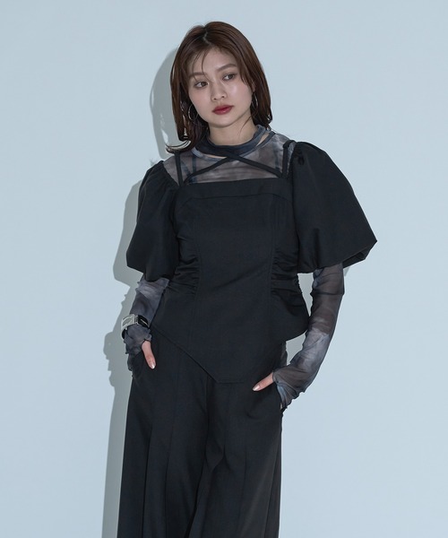 Ellno de Mavie ショートジャケットビスチェ2P short jacket bustier 2P / ショートジャケットビスチェ2P