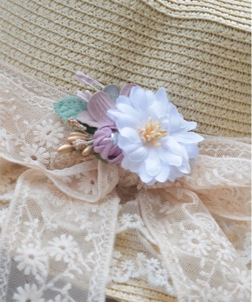 axes femme（アクシーズファム）の「フラワーモチーフクリップ（バレッタ/ヘアクリップ・レディース・その他1/その他2/その他3/その他4・FREE）」の4枚目の写真