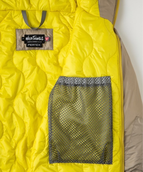 WILD THINGS（ワイルドシングス）の「ライト デナリジャケット│LIGHT DENALI JACKET（マウンテンパーカー・メンズ・ベージュ/パープル/ブラック/グレイッシュブルー・S/M/L/XL）」の8枚目の写真