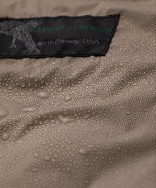 WILD THINGS（ワイルドシングス）の「ライト デナリジャケット│LIGHT DENALI JACKET（マウンテンパーカー・メンズ・ベージュ/パープル/ブラック/グレイッシュブルー・S/M/L/XL）」の9枚目の写真