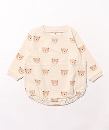 Quincy Mae（クインシーメイ）の「【Quincy Mae】CREWNECK BUBBLE ROMPER || TEDDY（その他ベビー用品）」