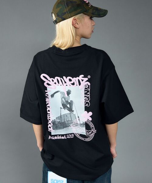 SEQUENZ（シークエンズ）】SKATE PHOTO PT S/S TEE / Tシャツ