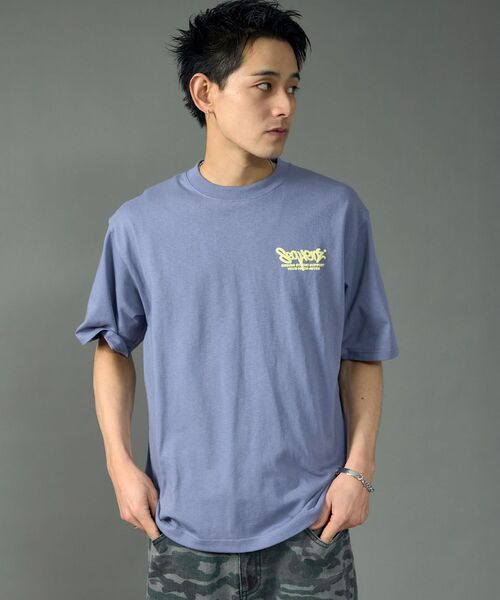  Jeans Reg Linear Cut & Sew 半袖Tシャツ フライス 半袖 Tシャツ メンズ Vネック 無地 定番 半袖Vネック