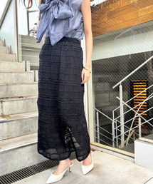 EMMA ROUGE VIF | 【一部店舗限定】シャーリングタイトスカート(スカート)