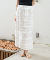 EMMA　ROUGE VIF | 【一部店舗限定】シャーリングタイトスカート(スカート)