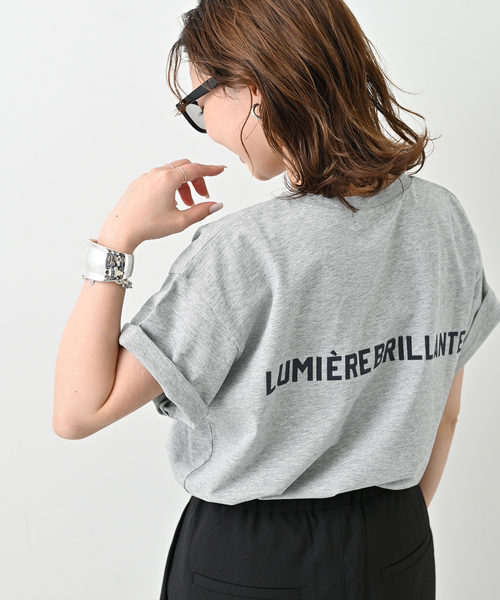 スローブイエナ　1ST ETOILE Tシャツ グレー　予約待ち スローブ イエナ SLOBE IENA 《追加予約》1ST ETOILE Tシャツ