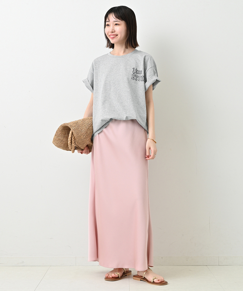 SLOBE IENA(スローブイエナ)の「《追加》1ST ETOILE Tシャツ(Tシャツ/カットソー・レディース・ブラウン/ホワイト/グレー・FREE)」の17枚目の写真
