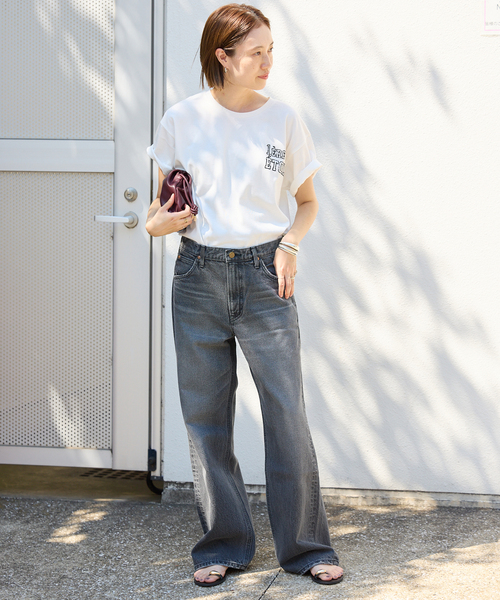 SLOBE IENA(スローブイエナ)の「《追加》1ST ETOILE Tシャツ(Tシャツ/カットソー・レディース・ブラウン/ホワイト/グレー・FREE)」の20枚目の写真