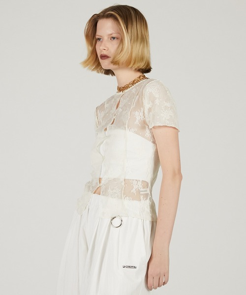 PRANK PROJECT｜レースギャザートップ / Lace Gathered Top