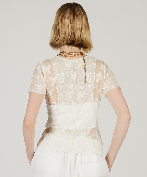 2WAYレースシアートップ / 2Way Lace Sheer Top（その他トップス