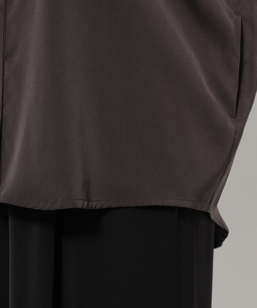 HARE（ハレ）の「レーザーカットビッグシャツ(HARE)（シャツ/ブラウス・レディース・ブラック/ブラウン・FREE）」の21枚目の写真