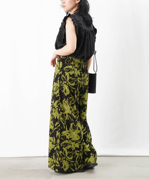 LUCA/LADY LUCK LUCA（ルカ/レディラックルカ）の「LC/LLL プリントイージーパンツ（その他パンツ・レディース・オフホワイト/ブラック/グリーン・FREE）」の20枚目の写真