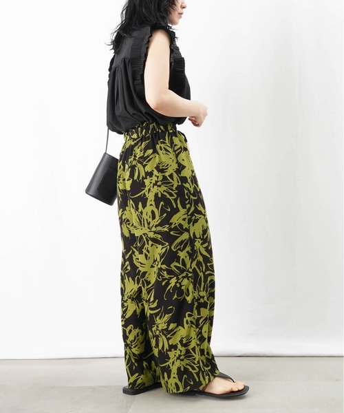 LUCA/LADY LUCK LUCA（ルカ/レディラックルカ）の「LC/LLL プリントイージーパンツ（その他パンツ・レディース・オフホワイト/ブラック/グリーン・FREE）」の22枚目の写真