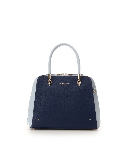 Samantha Thavasa（サマンサタバサ）の「新アベクトワ バイカラー ハンドバッグ（ハンドバッグ・レディース・オフホワイト/ネイビー/ブラック・FREE）」の3枚目の写真