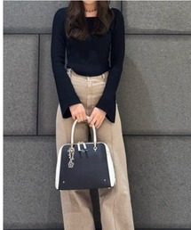 Samantha Thavasa | 新アベクトワ バイカラー ハンドバッグ(ハンドバッグ)