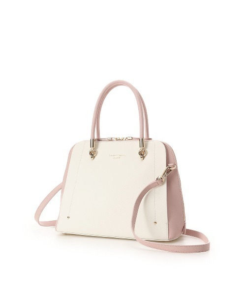 Samantha Thavasa（サマンサタバサ）の「新アベクトワ バイカラー ハンドバッグ（ハンドバッグ・レディース・オフホワイト/ネイビー/ブラック・FREE）」の14枚目の写真