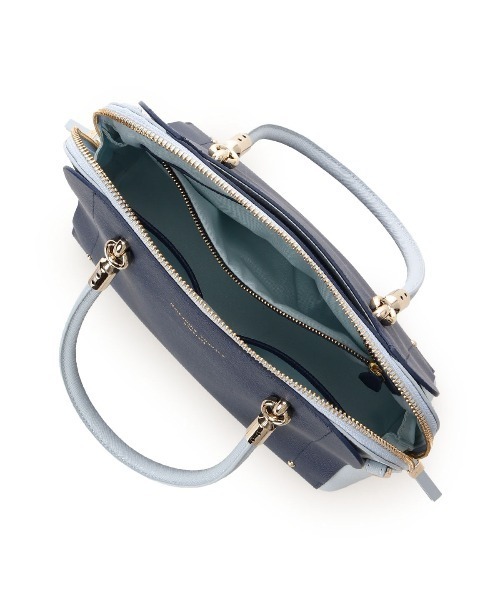 Samantha Thavasa（サマンサタバサ）の「新アベクトワ バイカラー ハンドバッグ（ハンドバッグ・レディース・オフホワイト/ネイビー/ブラック・FREE）」の18枚目の写真