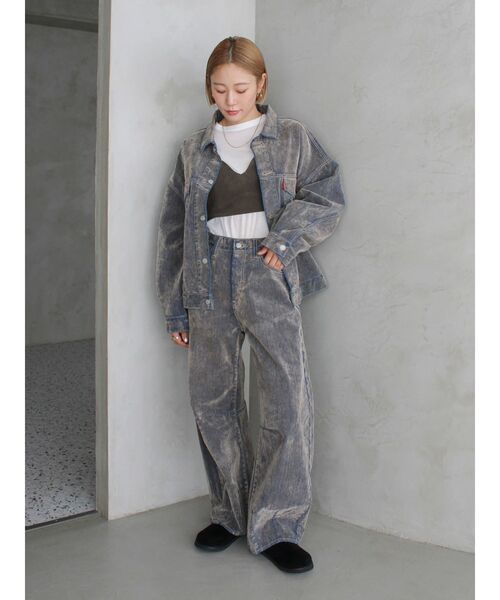 Ungrid（アングリッド）の「フェイクスウェードラウンドトゥスリッポン（スリッポン・レディース・カーキ/ブラック・L/M/S）」の13枚目の写真