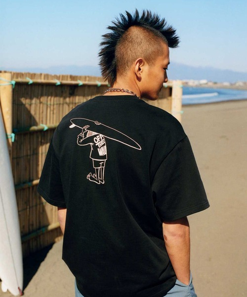 VANS（バンズ）の「YUSUKE HANAI サーフ Tシャツ（Tシャツ/カットソー・メンズ・ホワイト/ブラック・MEDIUM/LARGE/X-LARGE/XX-LARGE/X-SMALL/SMALL）」の7枚目の写真