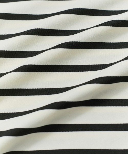 le cercle ADAM ET ROPE'(ルセルクルアダムエロペ)の「2WAYフレンチスリーブボーダーTee(Tシャツ/カットソー・レディース・ホワイト系/ブラック系・FREE)」の18枚目の写真