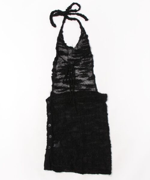 ANDERSSON BELL(アンダースンベル)の「CLOUD HALTER KNIT DRESS(ドレス・レディース・ブラック・SMALL)」の6枚目の写真