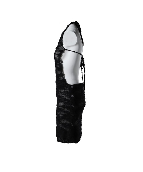ANDERSSON BELL(アンダースンベル)の「CLOUD HALTER KNIT DRESS(ドレス・レディース・ブラック・SMALL)」の3枚目の写真