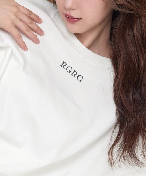RGRG(リグリグ)の「ビックシルエットロゴ刺繍Tシャツ(Tシャツ/カットソー・レディース・ブラック/ホワイト・FREE)」の16枚目の写真
