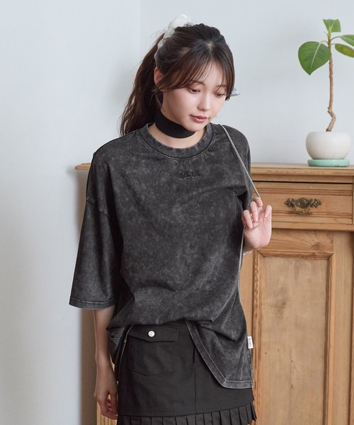 ビックシルエットロゴ刺繍Tシャツ（Tシャツ/カットソー）｜RGRG