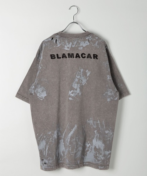 3.3 Field Trip （3.3フィールドトリップ）の「3.3 Field Trip／スプレーペイントＴEE（Tシャツ/カットソー・メンズ・チャコール/ブラック・MEDIUM/LARGE）」の4枚目の写真