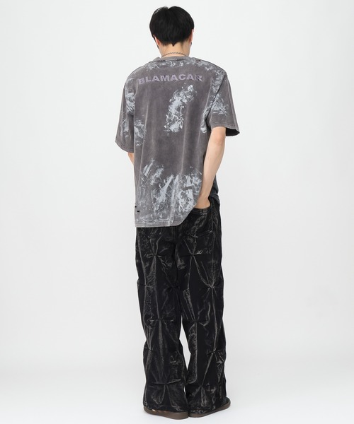 3.3 Field Trip （3.3フィールドトリップ）の「3.3 Field Trip／スプレーペイントＴEE（Tシャツ/カットソー・メンズ・チャコール/ブラック・MEDIUM/LARGE）」の13枚目の写真