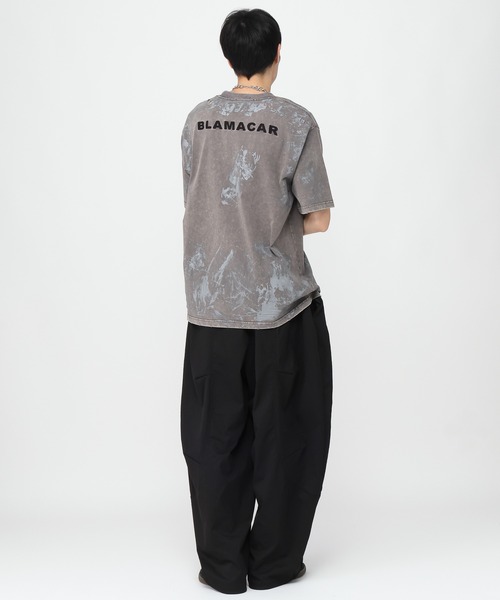 3.3 Field Trip （3.3フィールドトリップ）の「3.3 Field Trip／スプレーペイントＴEE（Tシャツ/カットソー・メンズ・チャコール/ブラック・MEDIUM/LARGE）」の18枚目の写真