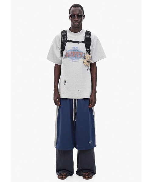 MASONPRINCE(メイソンプリンス)の「軽量 ナイロン ブランドロゴ ハイキングバック BB2180【MASONPRINCE】(バックパック/リュック・メンズ・ブラック・FREE)」の6枚目の写真