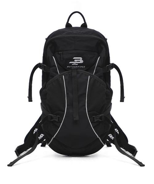 MASONPRINCE(メイソンプリンス)の「軽量 ナイロン ブランドロゴ ハイキングバック BB2180【MASONPRINCE】(バックパック/リュック・メンズ・ブラック・FREE)」の7枚目の写真
