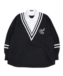 MILK BOY ミルクボーイ　lilyシャツ　ブラック　21年製　日本製　長袖 LONG SHIRTS - MILK MILKBOY OFFICIAL ONLINE SHOP | milk inc.