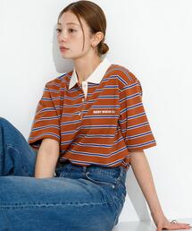 URBAN RESEARCH Sonny Label | メッセージボーダーポロシャツ(ポロシャツ)