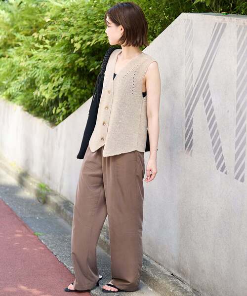 スローブイエナ ニットジレ SLOBE IENA（スローブイエナ）の「ニットジレ（ベスト）」 - WEAR