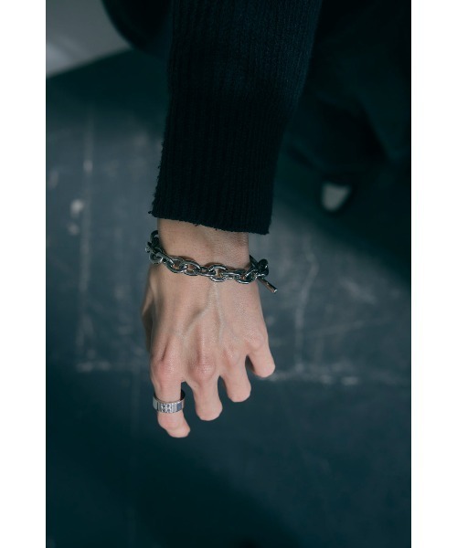 GRAiL(accessories)(グレイル(アクセサリー))の「rugged bracelet(ブレスレット・メンズ・シルバー・L size/M size)」の5枚目の写真