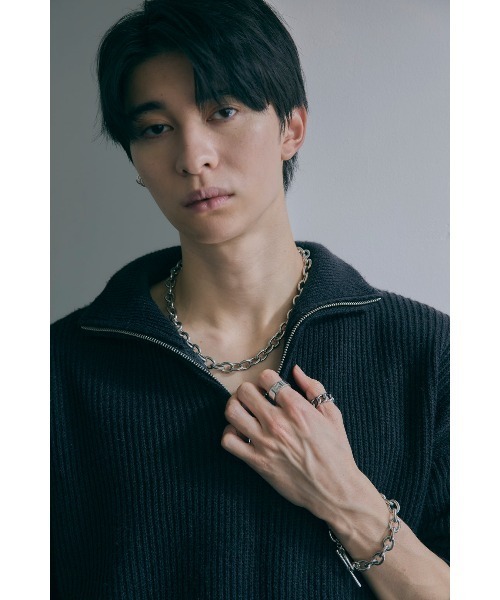 GRAiL(accessories)(グレイル(アクセサリー))の「rugged bracelet(ブレスレット・メンズ・シルバー・L size/M size)」の7枚目の写真