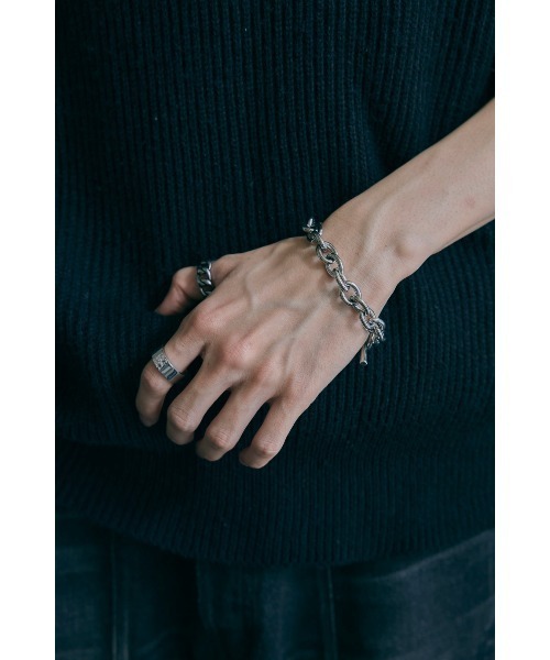 GRAiL(accessories)(グレイル(アクセサリー))の「rugged bracelet(ブレスレット・メンズ・シルバー・L size/M size)」の8枚目の写真