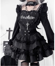 NOVESSEL（ノベセル）の「A'GEM/9 × .kom『TricuspidC/トライカスピッドシー』フリルハートドレス（ワンピース）」