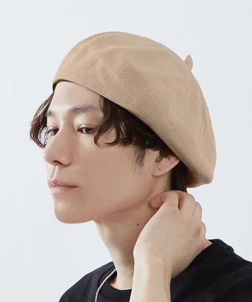 improves（インプローブス）の「サマー ベレー帽（ハンチング/ベレー帽・メンズ・ブルー/ブラック/ホワイト/ベージュ・FREE）」の2枚目の写真