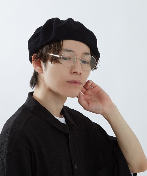 improves（インプローブス）の「サマー ベレー帽（ハンチング/ベレー帽・メンズ・ブルー/ブラック/ホワイト/ベージュ・FREE）」の6枚目の写真